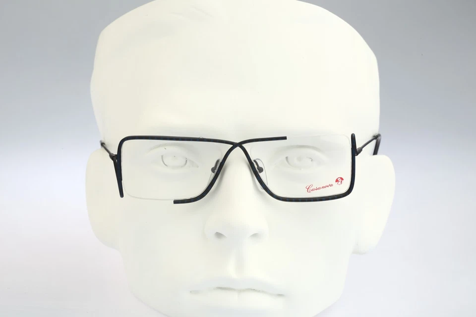 Casanova FC 31 C 02, Vintage años 90 loco medio borde rectangular gafas marcos Nuevo de Lote Antiguo Foto 2 de 4