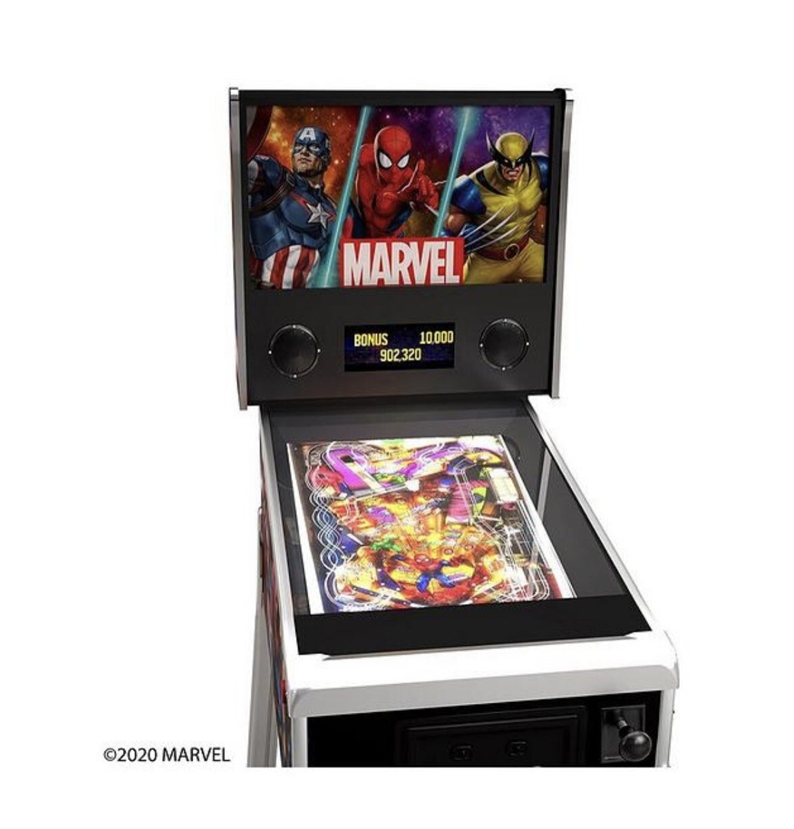 Arcade1Up Marvel Virtual Pinball Machine Limited Edition Game
