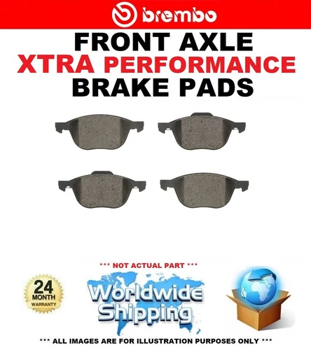 Front BREMBO XTRA Performance PADS for FORD ECOSPORT 1.5 EcoBlue TDCi 2015-on - Picture 1 of 7