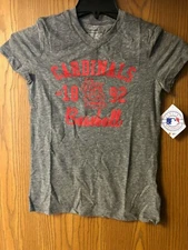 Outerstuff MLB Girls L/14 Short Sleeve Back in The Day Tee - Cardinals