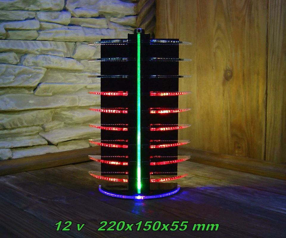 LED Stage Lighting Disco Party Club DJ Light RED VU Meter LM3914 VIDEO ! - Image 2 of 4