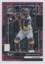 2022 Panini Donruss Optic Pink Velocity Prizm 184/249 Omar Narvaez #124 1v1