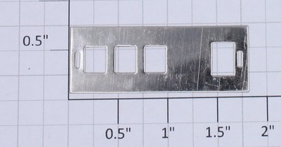 Lionel 385E-13 Nickel Cab Window Fits-392 385 1835