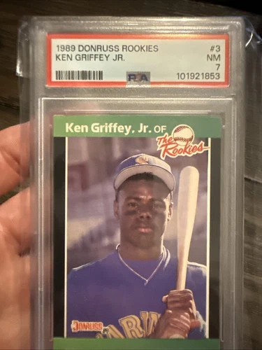 1989 Donruss the Rookies Ken Griffey Jr #3 (RC) PSA 7