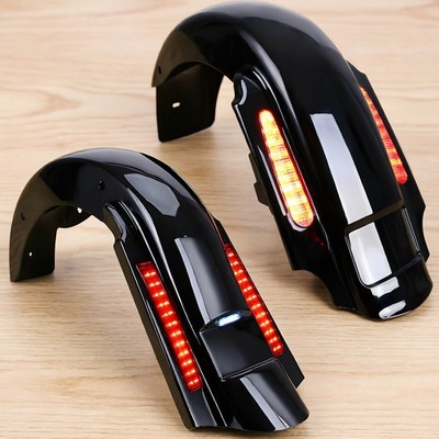 For Harley Road Glide 1993-08 Glossy CVO Stretched Extended Rear Fender 2-Option