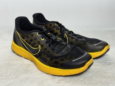 RARE Nike Livestrong X Lunarswift 2 Black Yellow 442109-007 Men s US Size 10.5