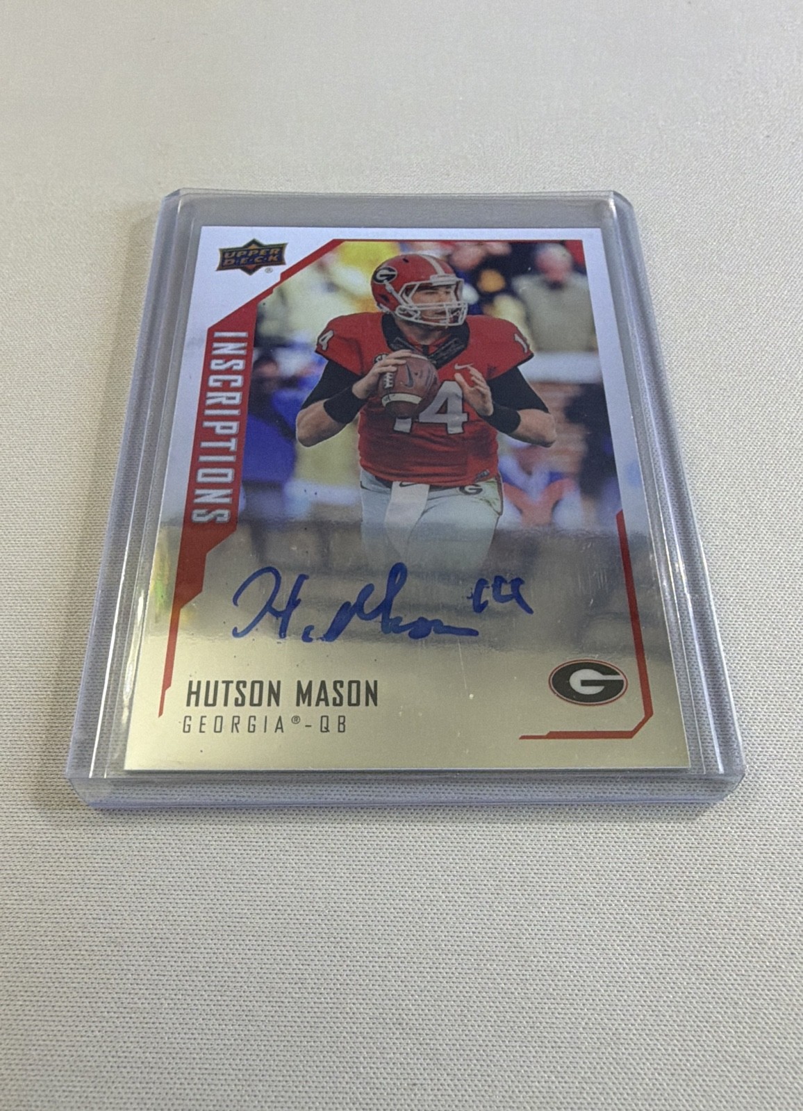 2015 Upper Deck Inscriptions - Hutson Mason #HM (AU, RC)