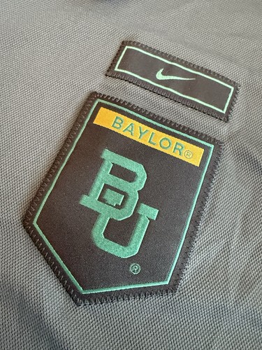 Nike Dri-Fit Baylor Bears On Field Player Issued Performance Polo Shirt Big 12 - Picture 5 of 11