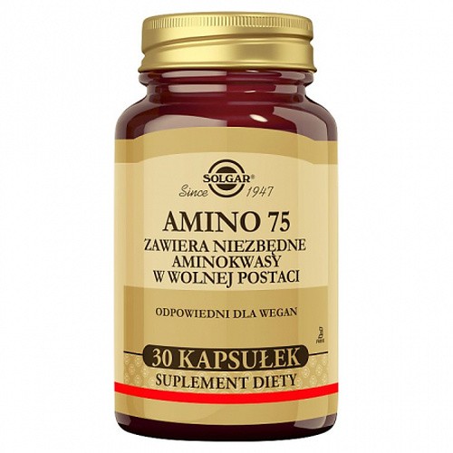 Solgar - Amino 75 Essential Amino Acids Vegetable Capsules (30 Capsules) - Image 5