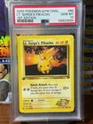 PSA 10 Pokemon 2000 1st Edition Lt. Surge's Pikachu Gym Challenge 84 GEM MINT