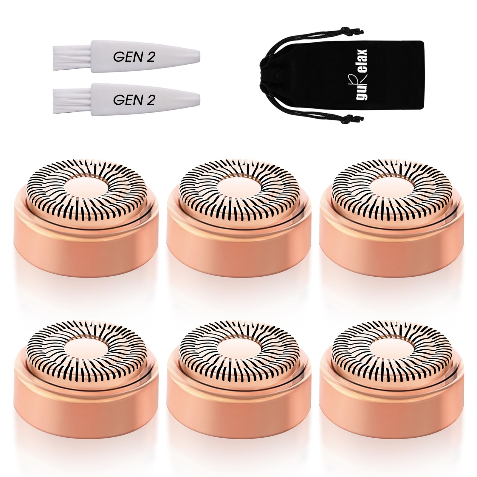 Replacement Heads for Flawless Facial Hair Remover Generatio