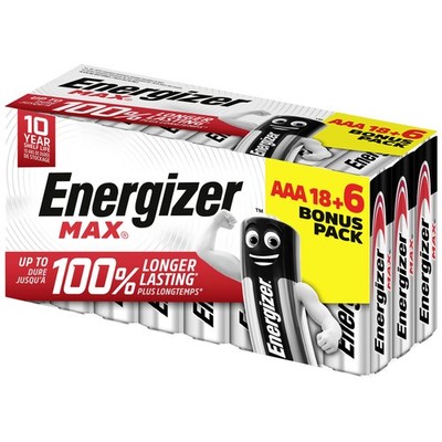 Energizer Max Micro (AAA)-Batterie Alkali-Mangan  1.5 V 24 St.