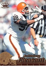 1996 Pacific Crown Collection - Anthony Pleasant #39 Cleveland Browns NFL Card