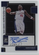 2022-23 Panini Donruss Optic Signature Series Darius Miles #SS-DML Auto