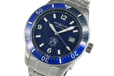 MONTBLANC 1858 Ice Sea Automatic Date MB129369 from Japan #108