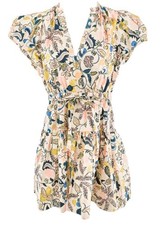 ULLA JOHNSON IZEL MINI DRESS NWT IN MAGNOLIA Size 8