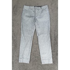 Banana Republic Sloan Grey Slim Leg Dress Pants Womens Size 8 Stretch Workwear