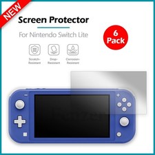6-Pack LCD Clear HD Screen Shield Protector for Nintendo Switch Lite