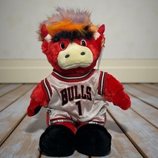Benny the Bull Chicago Bulls NBA Noah's Ark Stuffed Animal Plush Mascot With Tag