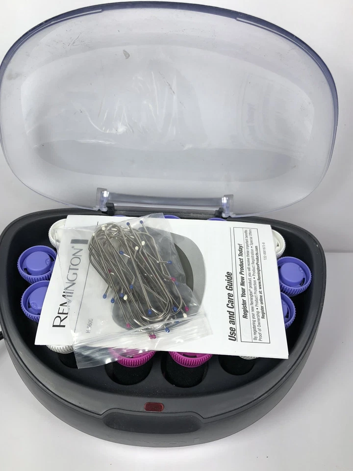 Rizadores de pelo de terciopelo Remington Ionic Hot Rollers H-5600 3 tamaños concurso Foto 2 de 4
