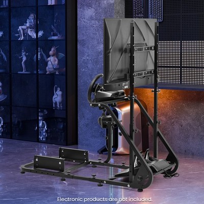 Minneer Racing Sim Cockpit Wheel Stand with Monitor Stand Fit Logitech G29 G923