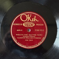 Clarence Williams Stompers - Okeh 40598 78 RPM ?Jackass Blues?  GREAT Jazz! 1926