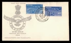 DR WHO 1958 INDIA FDC AIR FORCE ANIV CACHET COMBO w29500