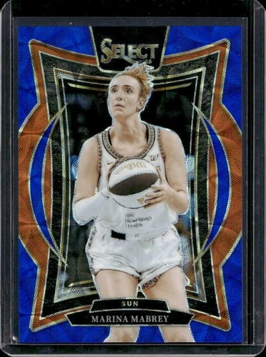 2025 Panini WNBA Select Marina Mabrey Concourse Blue Scope Prizm #/199 Sun