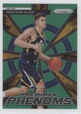 2018-19 Panini Prizm Freshman Phenoms Green Prizm Grayson Allen #5 0t2