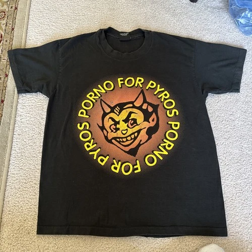 Rare Vintage Porno For Pyros Concert Tour T-Shirt. Size 1990s vintage concert t-shirt, vintage, size XL, single stitch, B+ condition