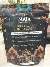 MAIA High-Flavanol Super Cacao with NATTOKINASE 7oz 30 servings