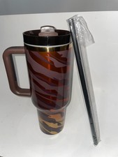 40 oz Tyla Tumbler with straw. Hot or Cold. 