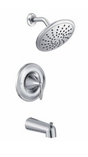 Moen T2233EP Eva Tub/ Shower Faucet Trim Kit 8" Head - Chrome Posi-Temp Read