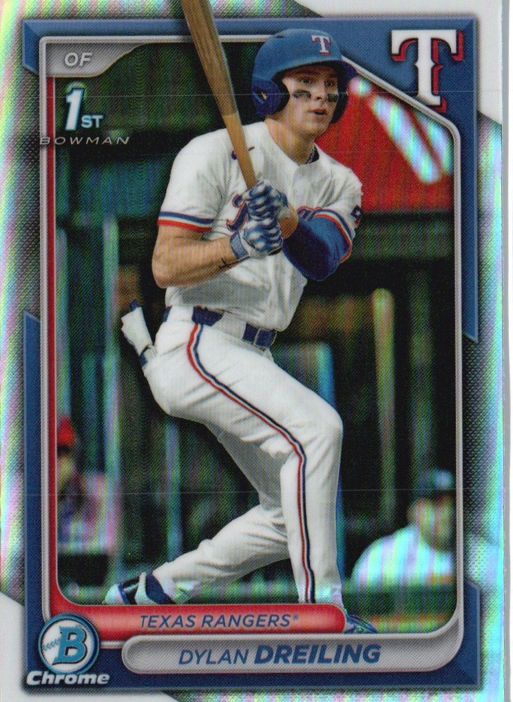 2024 Bowman Draft #BDC-42 Dylan Dreiling Chrome Refractor