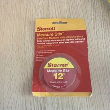 Starrett Measure Stix 1/2" x 12Ft SM412W