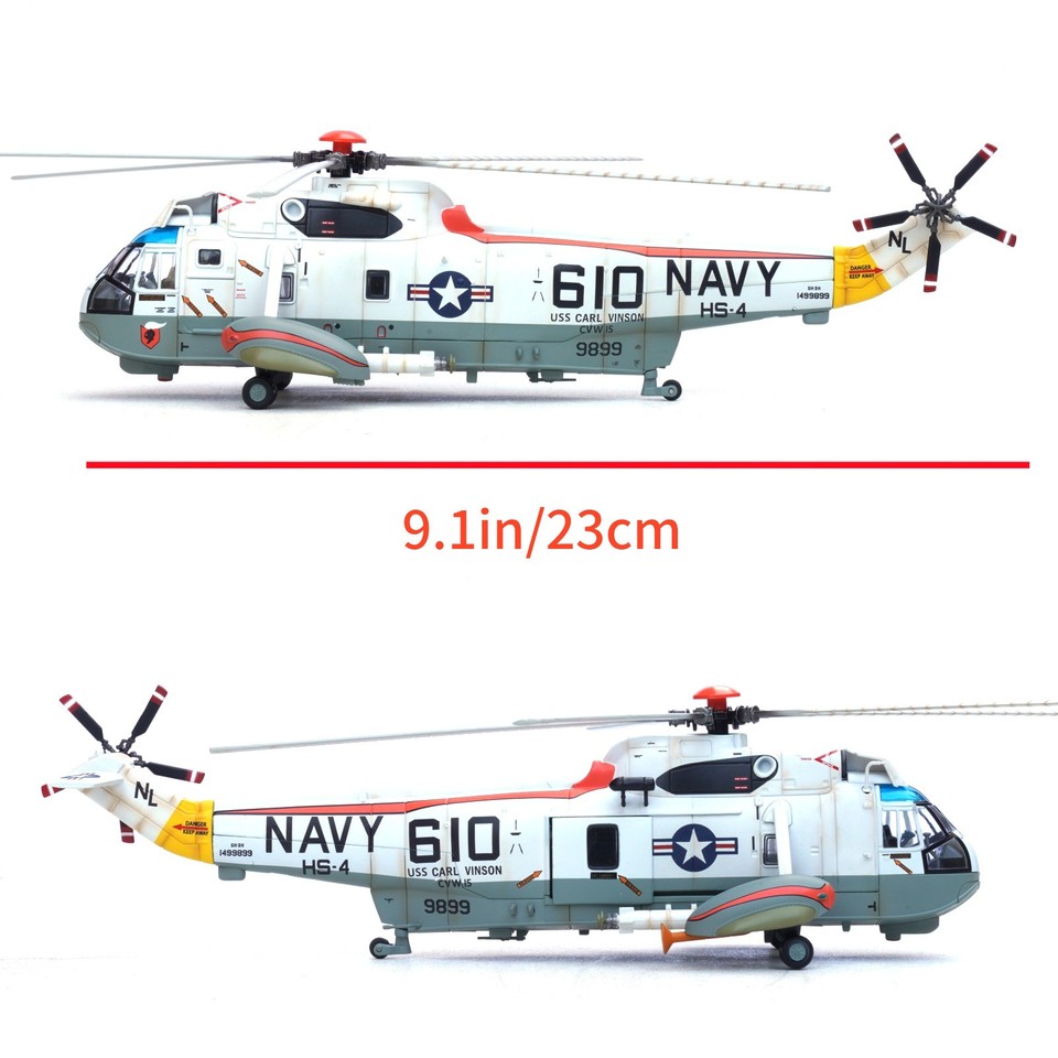 Sikorsky SH-3 A Sea King folded blades - 3D printing (1 helicopter) L Sikorsky SH-3 A Sea King folded blades - 3D printing (1 helicopter) L