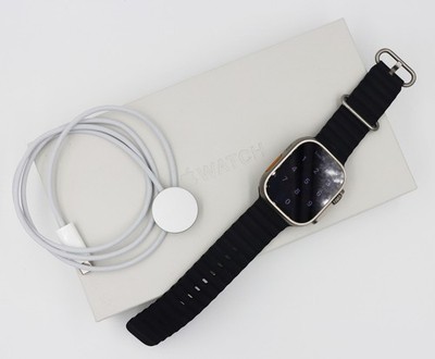 Apple Watch Ultra 1st Generation Titanium & Ocean Band - 86% Battery - Complete