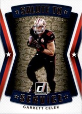 2017 Donruss Salute to Service #15 Garrett Celek - FB