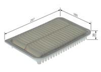 Bosch F 026 400 659 Luftfiltereinsatz FüR Suzuki F026400659 S0659