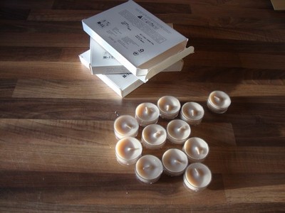 Neu PartyLite Teelichter Perfekt Pet 3 Schachteln gesamt 36 Teelichter