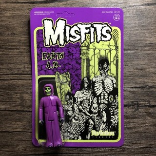Misfits Super7 ReAction Fiend Sealed/Unpunched Earth AD Ghoul Hair Error Version