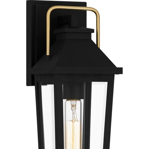 Buckley 1-Light Outdoor Wall Mount in Matte Black - Picture 5 of 7