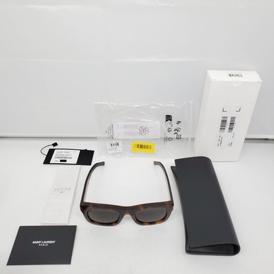 Saint Laurent SL 650 MONCEAU 003 Shiny Havana Sunglasses