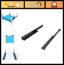 Universal 1U Rack Mount Rails - Adjustable 16-29" Server Shelf for 4-Post Racks