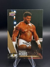 Powerhouse Hobbs 2021 Upper Deck AEW Gold Parallel #56 Trading Card FREE SHIP