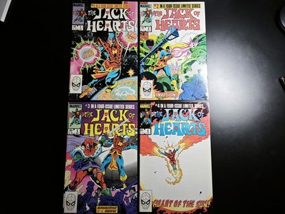 The Jack Of Hearts #1-4 Marvel US Comics 1984 VF Range Complete Set