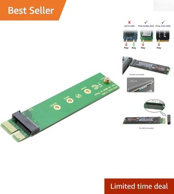 Effortless SSD Expansion with M.2 NVME PCIe 3.0 X1 Adapter - Lightweight Design