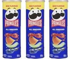Pringles Potato Chips All Dressed 156g 3 Pack