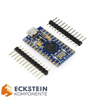 5V 16MHz ATmega32U4 MicroUSB Board Kompatible mit Arduino Pro Micro