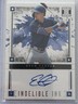2025 Panini Impeccable Indelible Ink Evan Carter #IND-6 Auto Rangers #33/35